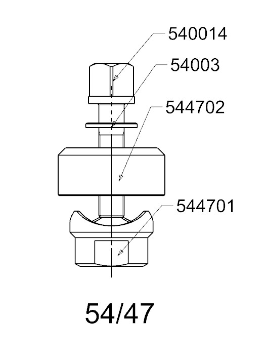 PERFORADOR REDONDO PARA CHAPA  FORZA  SERIE 54